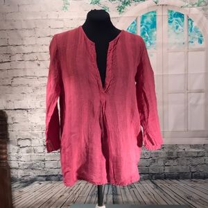 CP Shades Pink Linen tunic